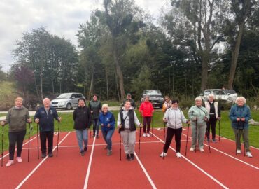 Zajęcia Nordic Walking w ramach projektu